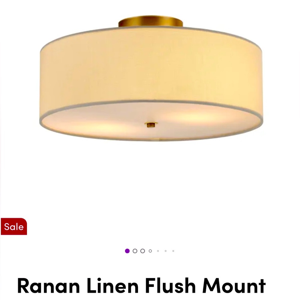 Flush mount light fixture